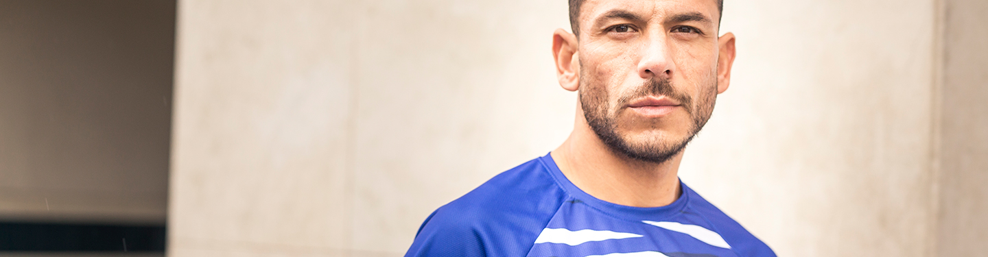 Corredor concentrándose